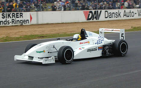 Joachim Jocke Frid ved Åbningsløbet på Jyllands-Ringen i 2003.